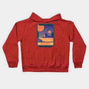 Astronaut X Odyssey Ad Astra Per Aspera Kids Hoodie